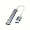 4-Port Multi-Splitter Type C Hub USB Adapter OTG for Xiaomi Lenovo MacBook 13 15 Air pro PC - Computer Accessories