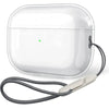 Clear Soft TPU Earphone Case with Lanyard Strap for Airpods Pro 2 3 2nd Generation Air Pods 4 3 1 3rd 2024 Gen Cover Accessories